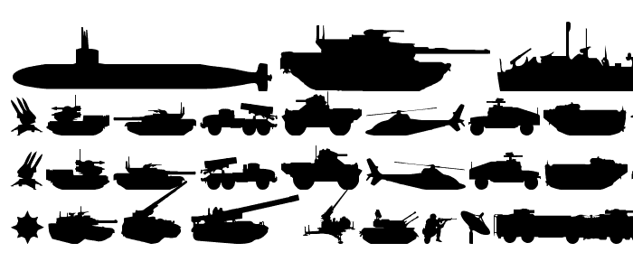 Military RPG font